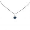 Blue Sapphire and Diamond Pendant - Image 2