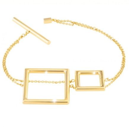 Ludi Bronze Square Bracelet