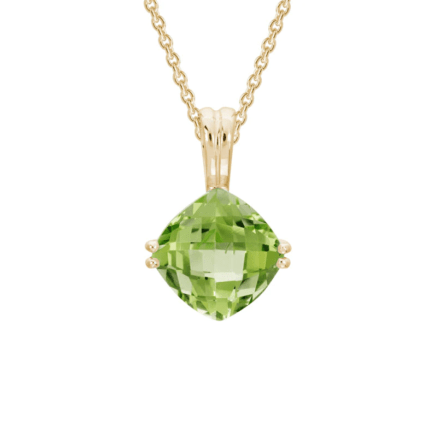 14KY Peridot Pendant