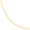 14 Karat Yellow 16" Paper Clip Chain - Image 3