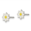 Sterling Silver Daisy Children's Earrings - Image 2