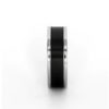 Elysium Black Diamond Hero Achilles Titanium Wedding Band - Image 3