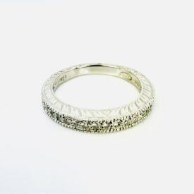 Diamond Platinum Wedding Band