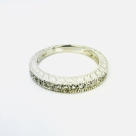 Diamond Platinum Wedding Band