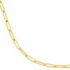 14KY 20" Paperclip 3.8mm Split Chain - Image 2