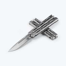 82 Benchmade LARO, TI BILLET, BALISONG LATCH