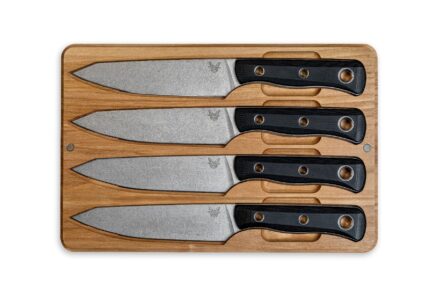 4001 Benchmade 4 Piece Table Knife Set, FB, G10