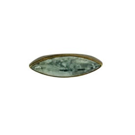 18K and Sterling Silver Aquamarine Ring