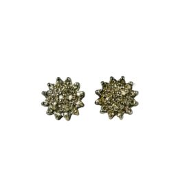 14KY Diamond Cluster Earrings